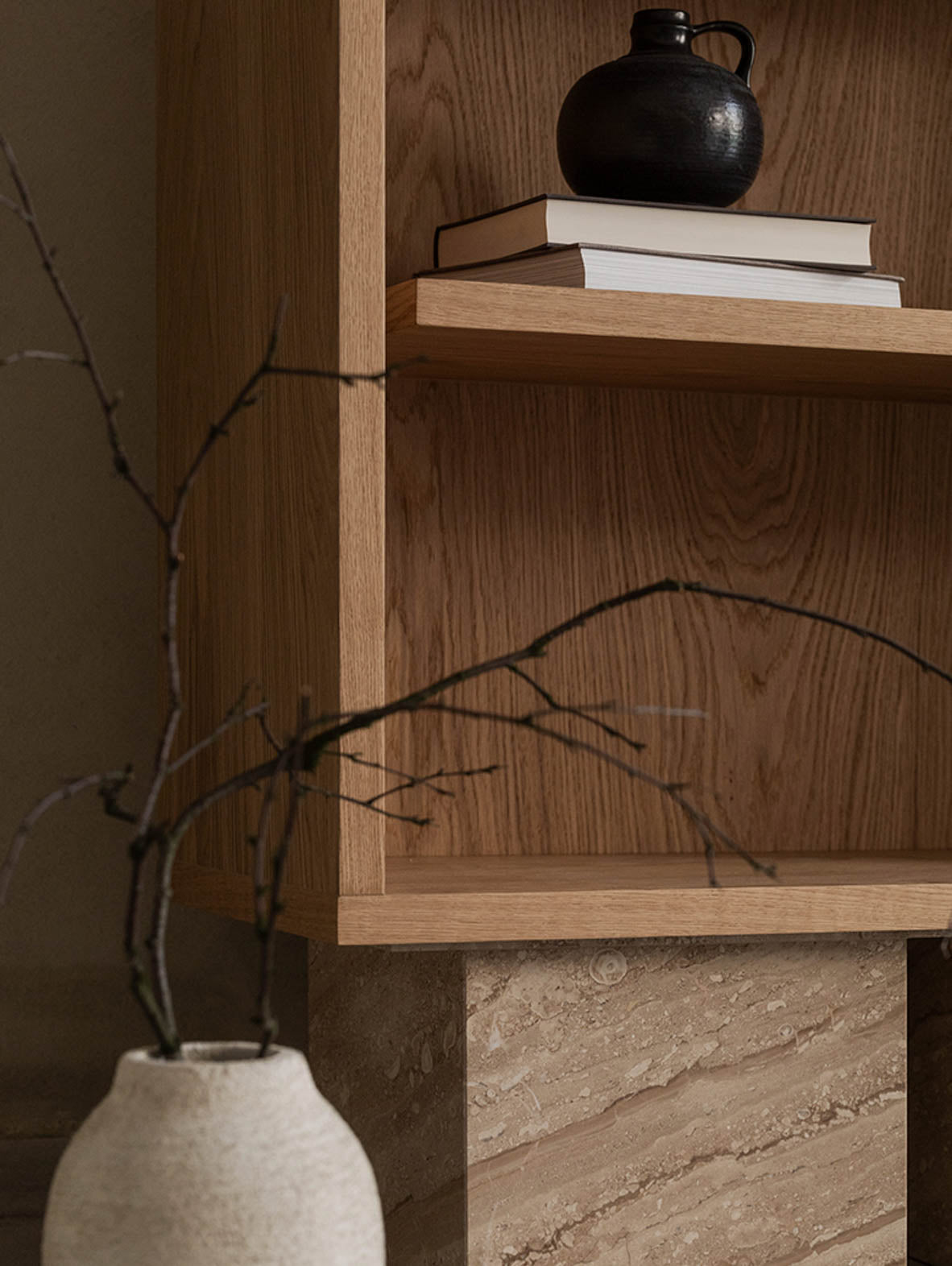 Drewniany regał BLOCK Cabinet