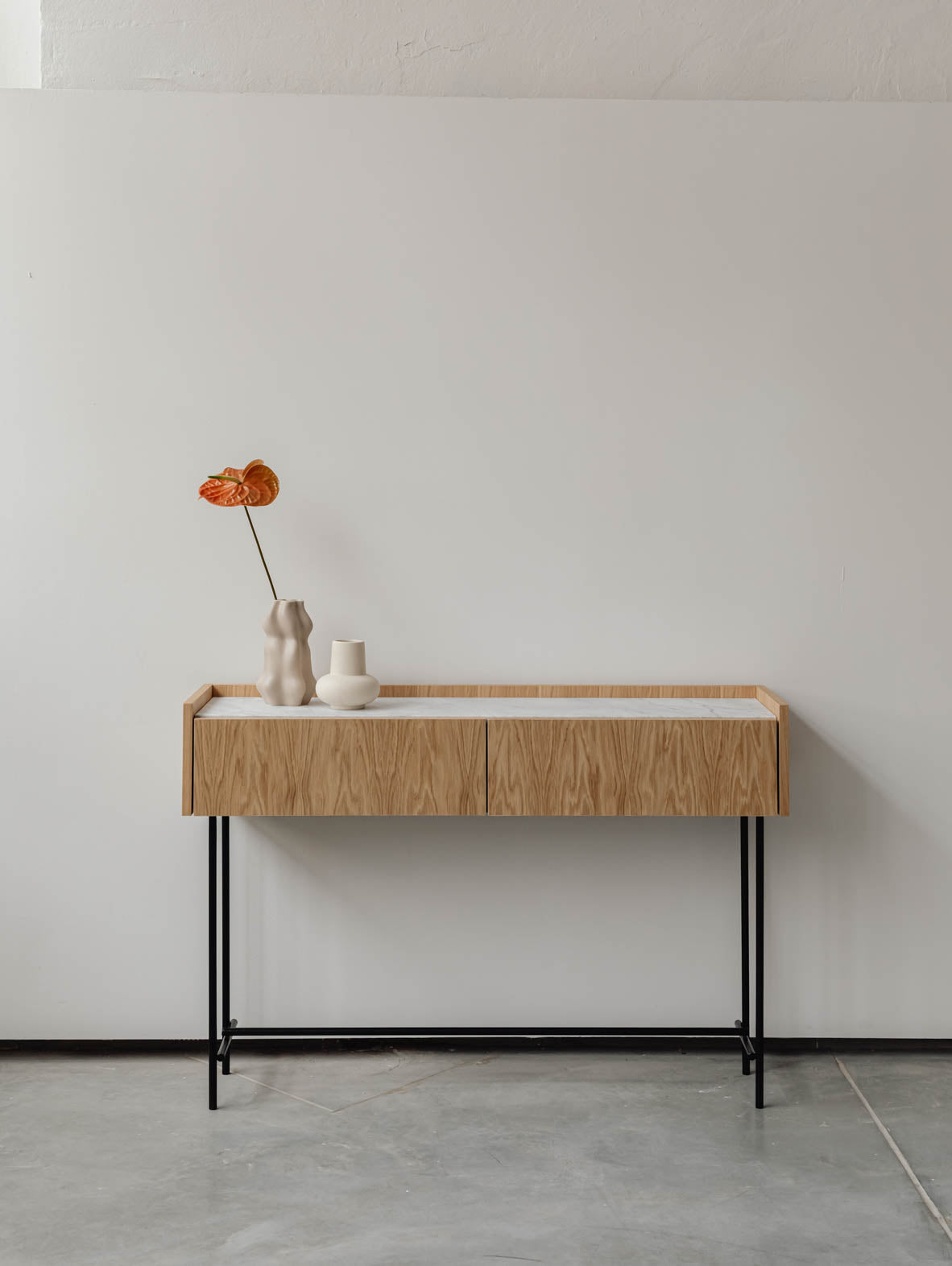 Konsola z marmurowym blatem FORST Console