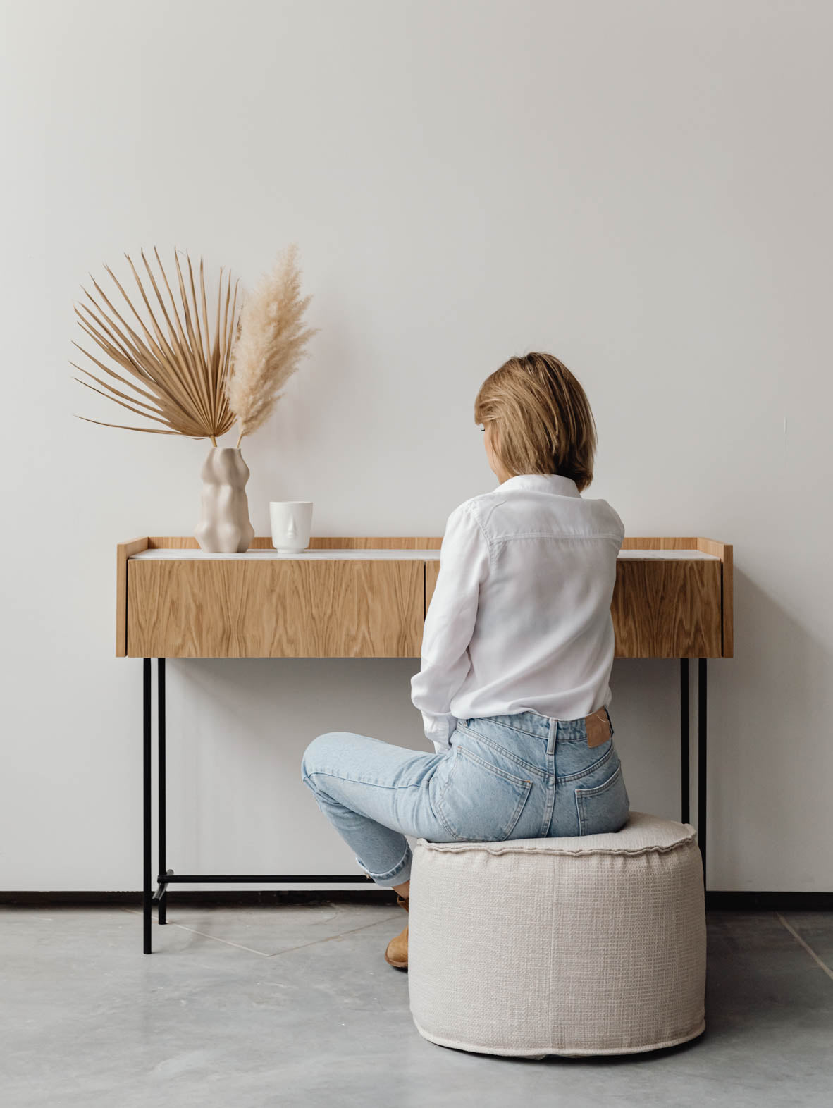 Konsola z marmurowym blatem FORST Console