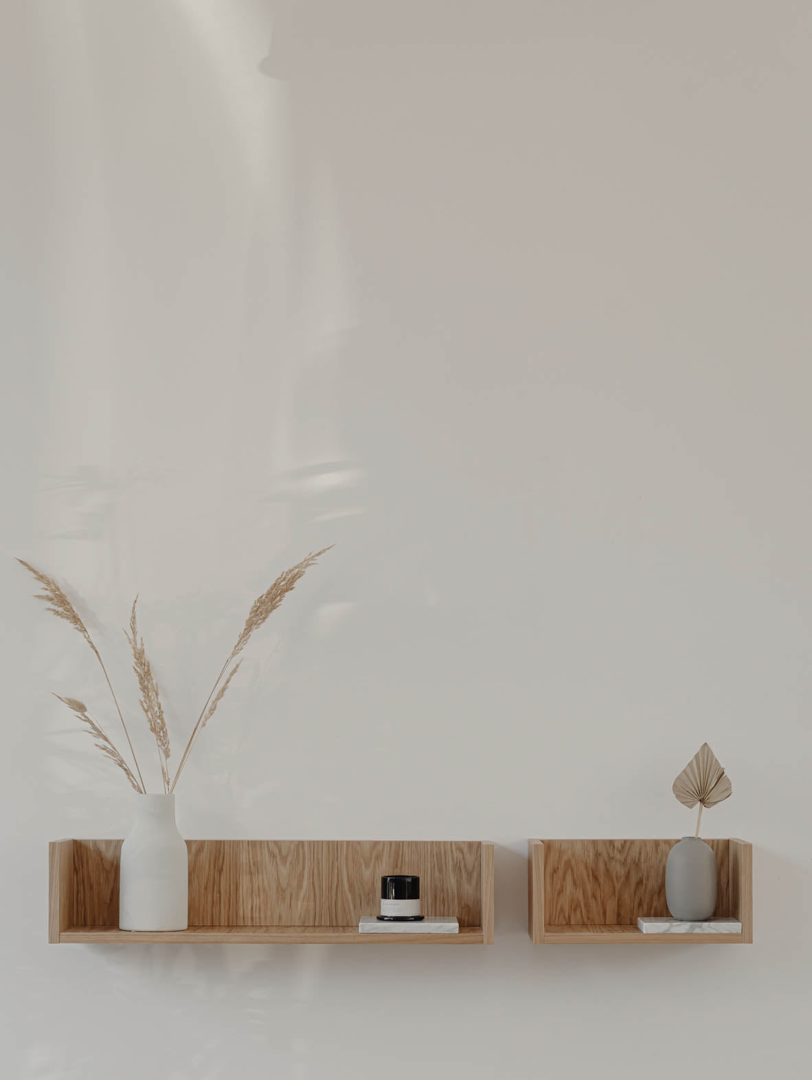 Półka ścienna z drewna FORST M