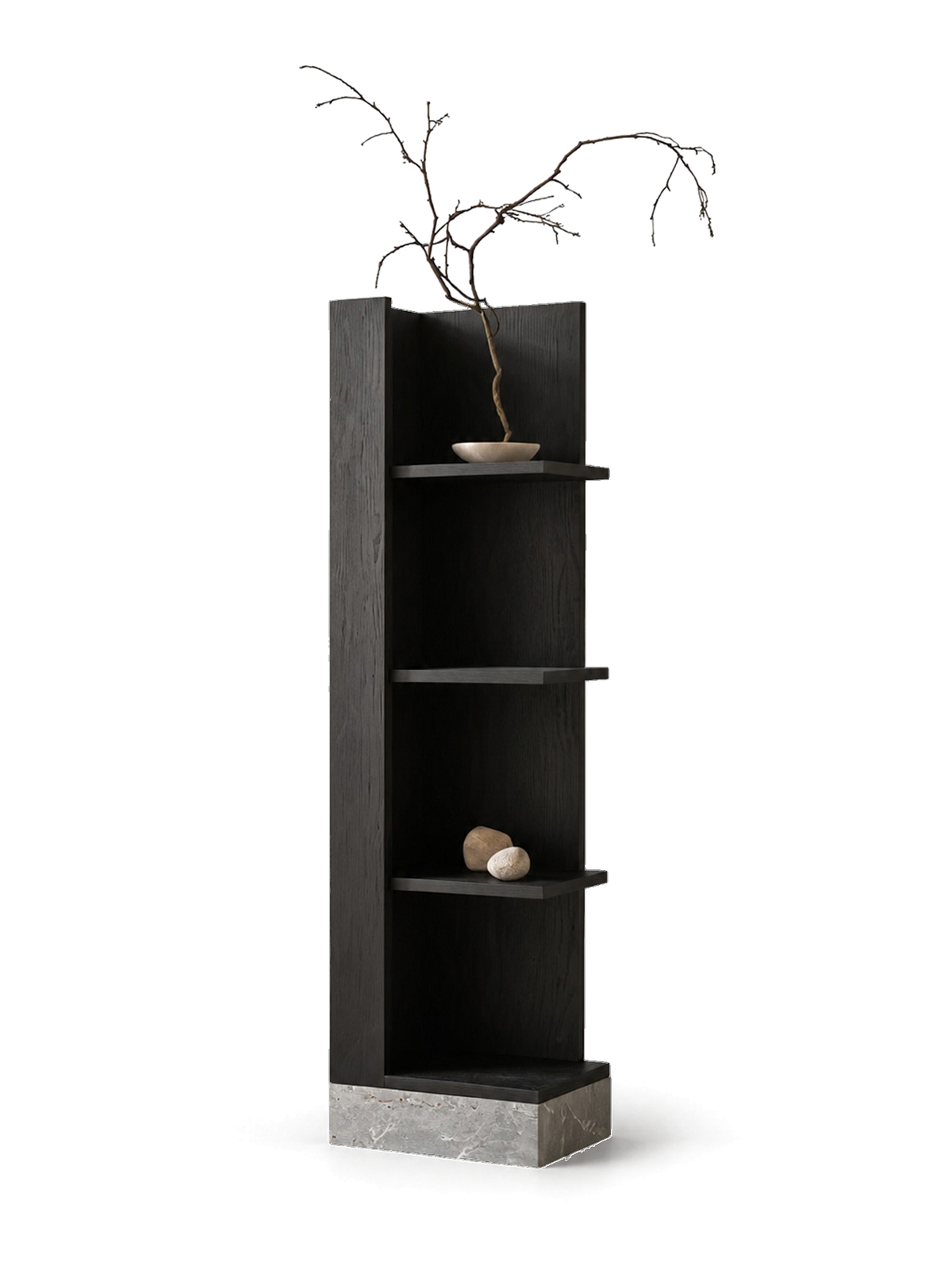 Étagère d'angle en bois CONE