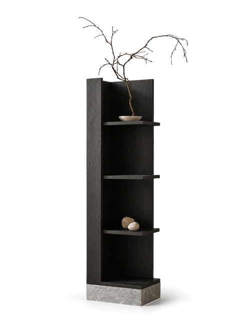 Étagère d'angle en bois CONE